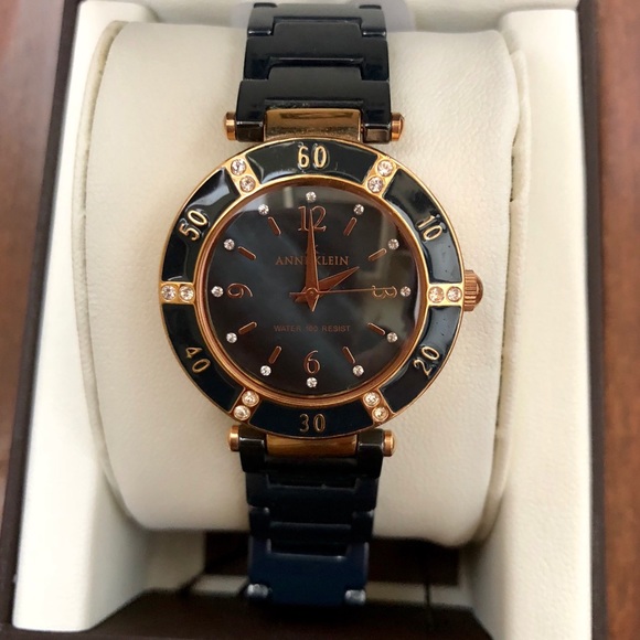 Anne Klein Watch -Navy - Picture 1 of 5